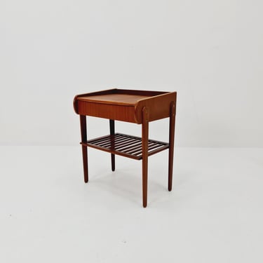 Danish teak Midcentury nightstand / side table by Gunni Omann, 1960s 