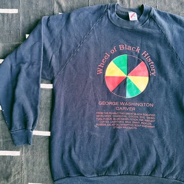 Vintage “Wheel of Black History” Crew Neck Sweatshirt