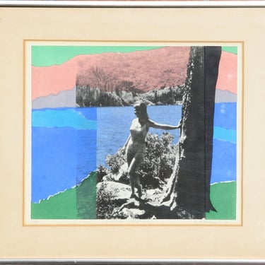 Summer Vacation by June Mary Ann Hildebrand, Serigraph, 1968 