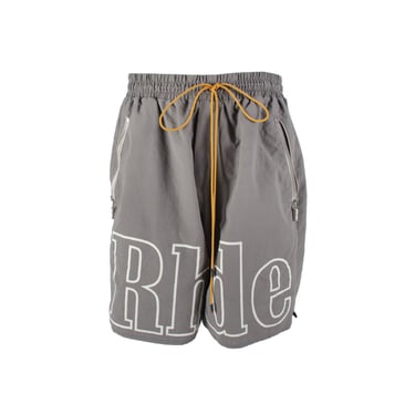 RHUDE RH Logo Shorts - Gray