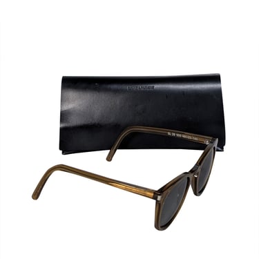 Yves Saint Laurent - Brown Translucent Sunglasses