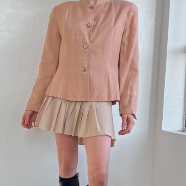 Dior Pale Pink Suit Jacket (M)