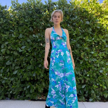 70's Patchwork Halter Hippie Dress - Fitted Sexy | Boutique 369 - Palm  Springs, CA | ATTIC