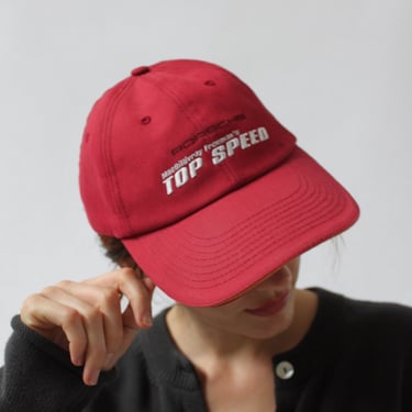 Vintage "Top Speed" Embroidered Ball Cap