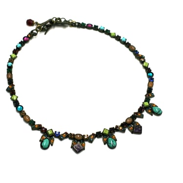 vintage Mary Demarco rhinestone necklace 