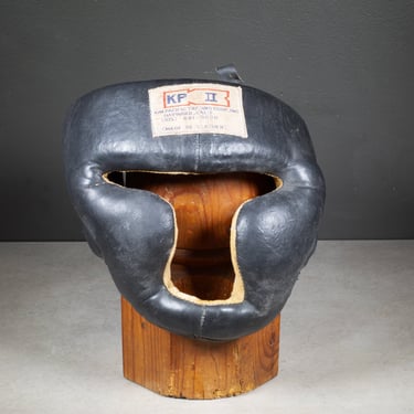 Antique Leather Boxing Training Mask c.1940