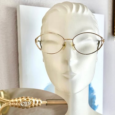 Designer Glasses Frames, Eyewear, CD Signature Logo, Style CD 3525, Made in Austria, Vintage 