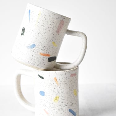 Abstract Painter Brush Strokes Mug- Bold 