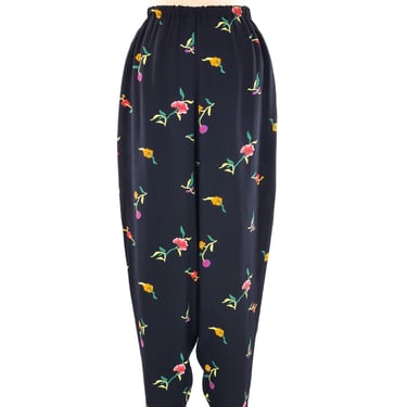 Norma Kamali Floral Printed Pants