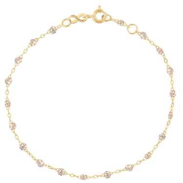 6.7" Classic Gigi Bracelet - Sparkle + Yellow Gold