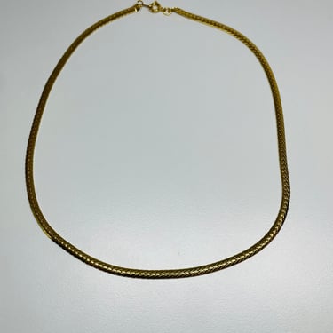 16 inch Gold Herringbone Chain