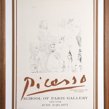 Pablo Picasso (After), Etchings from the 347 Series - School of Paris Gallery, Poster 