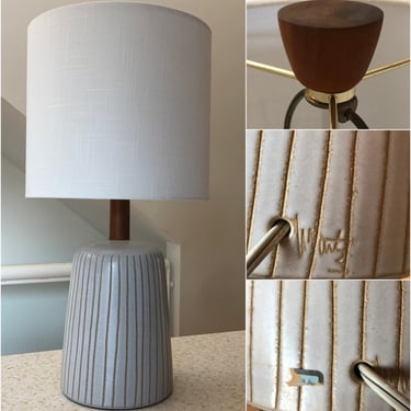 Jane & Gordon Martz Ceramic Table Lamp 