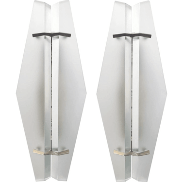 Pair of Vintage Italian Sconces Designed by Max Ingrand for Fontana Arte
