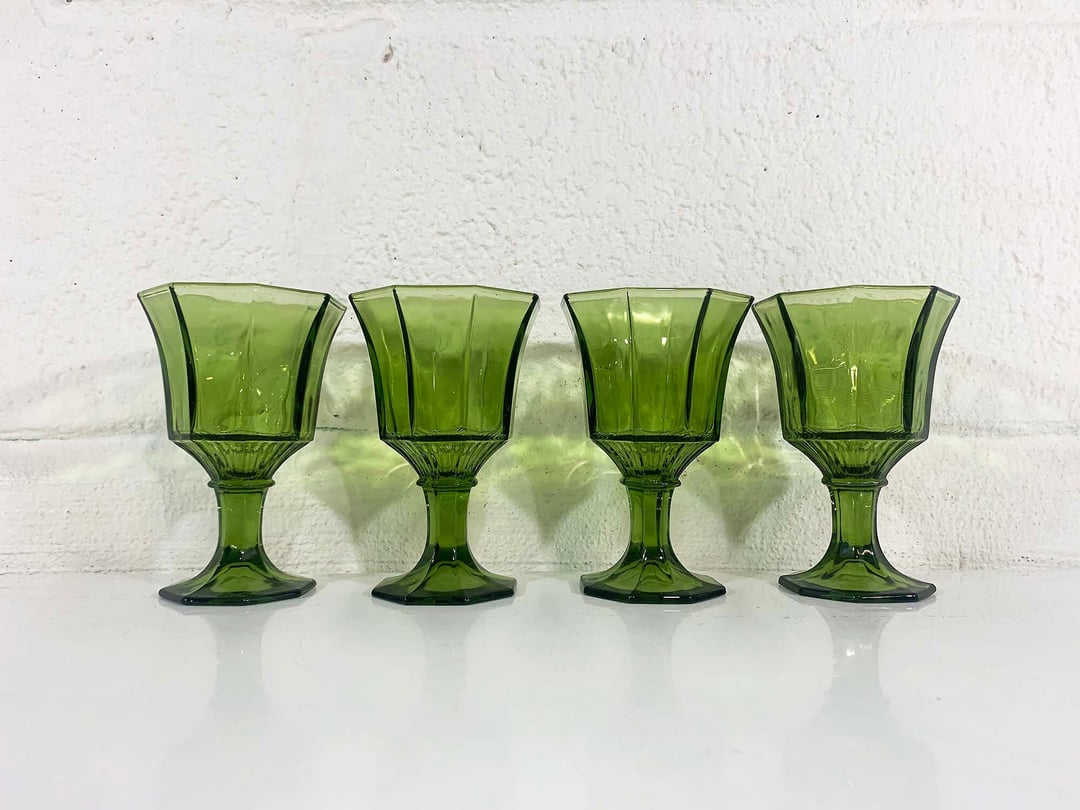 Square Base Sherry Glasses, Set of 6