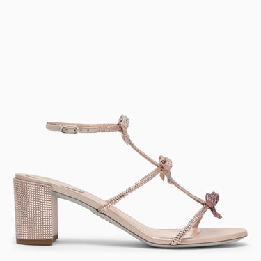 Rene Caovilla Pink Sandal With Bows Women
