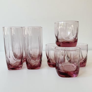 Pink Glassware Sets
