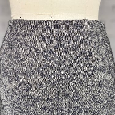 Wool Brocade Skirt 