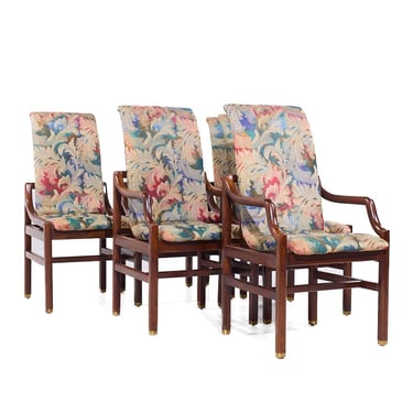 Henredon Heritage Walnut Dining Chairs - Set of 6 