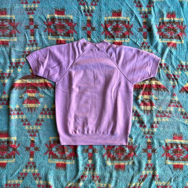Vintage 1970s Short Sleeve Raglan Crewneck Sweatshirt 