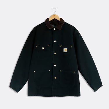 Vintage Carhartt Black Button Up Jacket