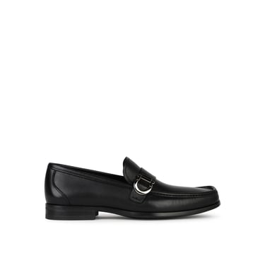 Salvatore Ferragamo 'Caspian' Black Leather Loafers Men