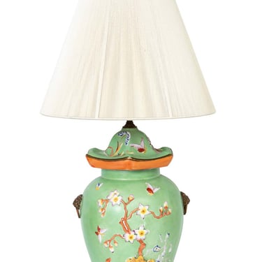 Porcelain Vintage Chinese Lamp