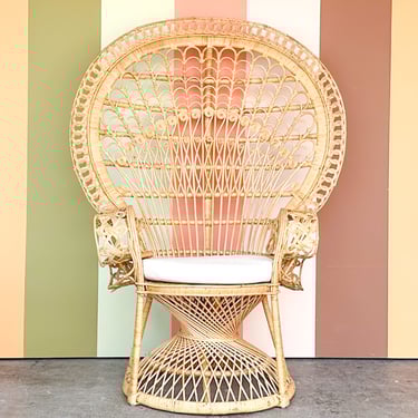 Natural Rattan Peacock Chair