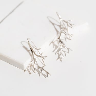 Large Winter Twig Dangle Earrings