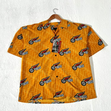 Y2K Johnny Blaze Button-Up Shirt Sz. XL