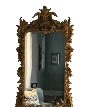 Gorgeous Italian Rococo Gilded Gold Mirror HR177-23
