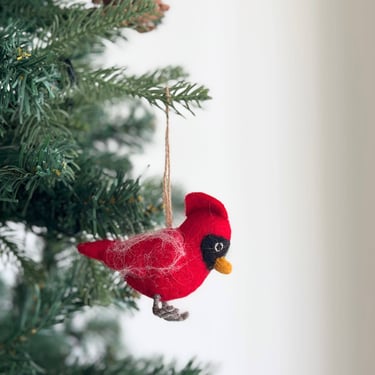 Deer Harbour Design | Felt Cardinal Ornament