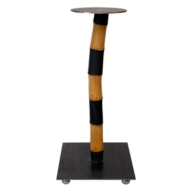 Steel & Painted Bamboo Stand by Paul Maull