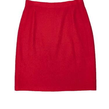 St. John - Red Knit Skirt Sz 10