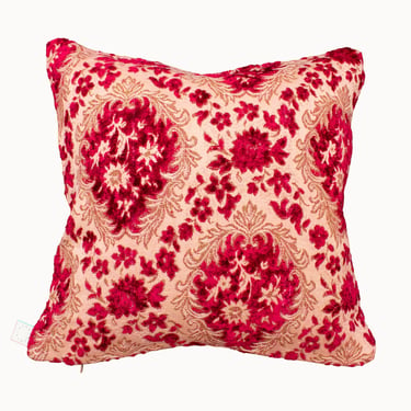 Upcycled Velvet Textile Pillow