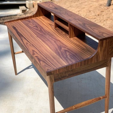 Custom walnut desk 