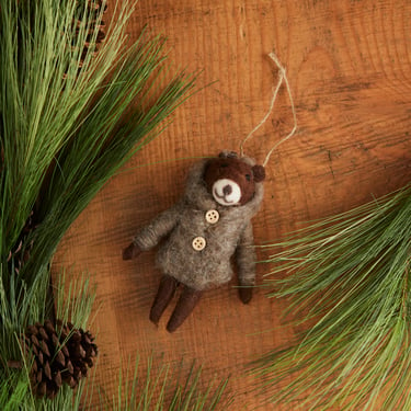 Puffer Bear Ornament