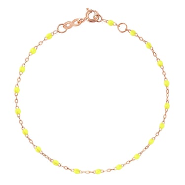 6.7&quot; Classic Gigi Bracelet - Lime + Yellow Gold