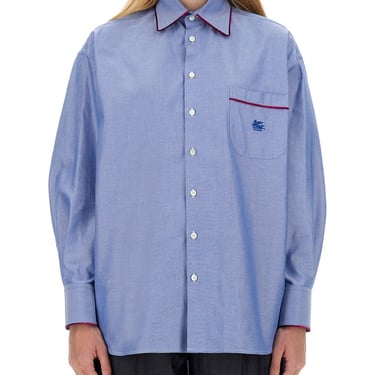 Etro Women Striped Cotton Shirt