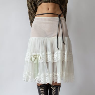 50s Saramae Sheer Petticoat 