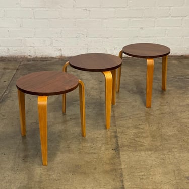 Bentwood Stacking Tables - Set 