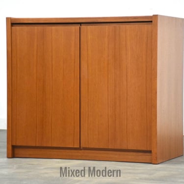 Danish Modern Teak Filing Cabinet 