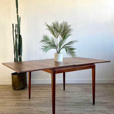 Vintage Mid Century Jens Rinsom Expandable Dining Table