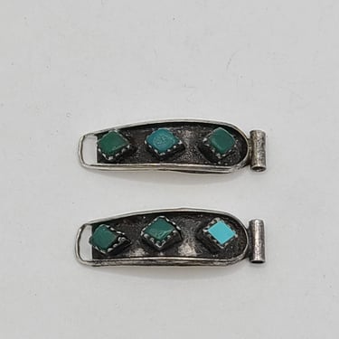 Turquoise Watch Tips - Sterling Silver Watch Bands - Silver Turquoise Watch Ends - Navajo - Watch Band - Smartwatch Band 