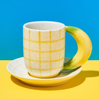 Banana Mug and Saucer