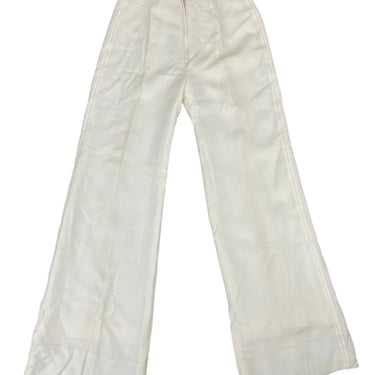 Vintage 70's La Donna Flare Bottom Disco Boho Pants Sz 25