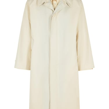 Maison Margiela Ivory Cotton Trench Coat Men