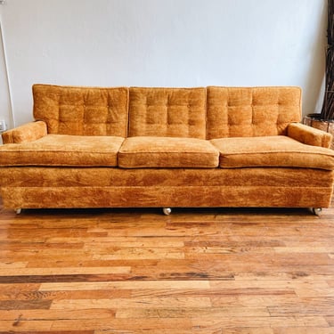 Vintage Orange Sofa