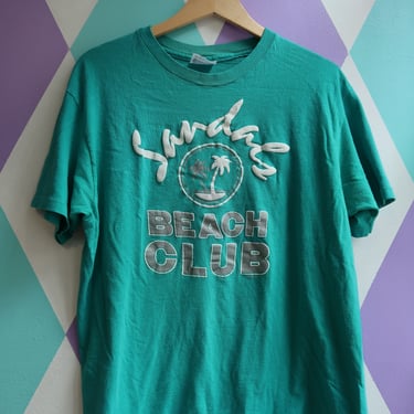 Vintage Sandals Beach Club T-Shirt – 90s Resort Graphic Tee
