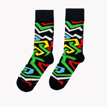 High Life Print Socks